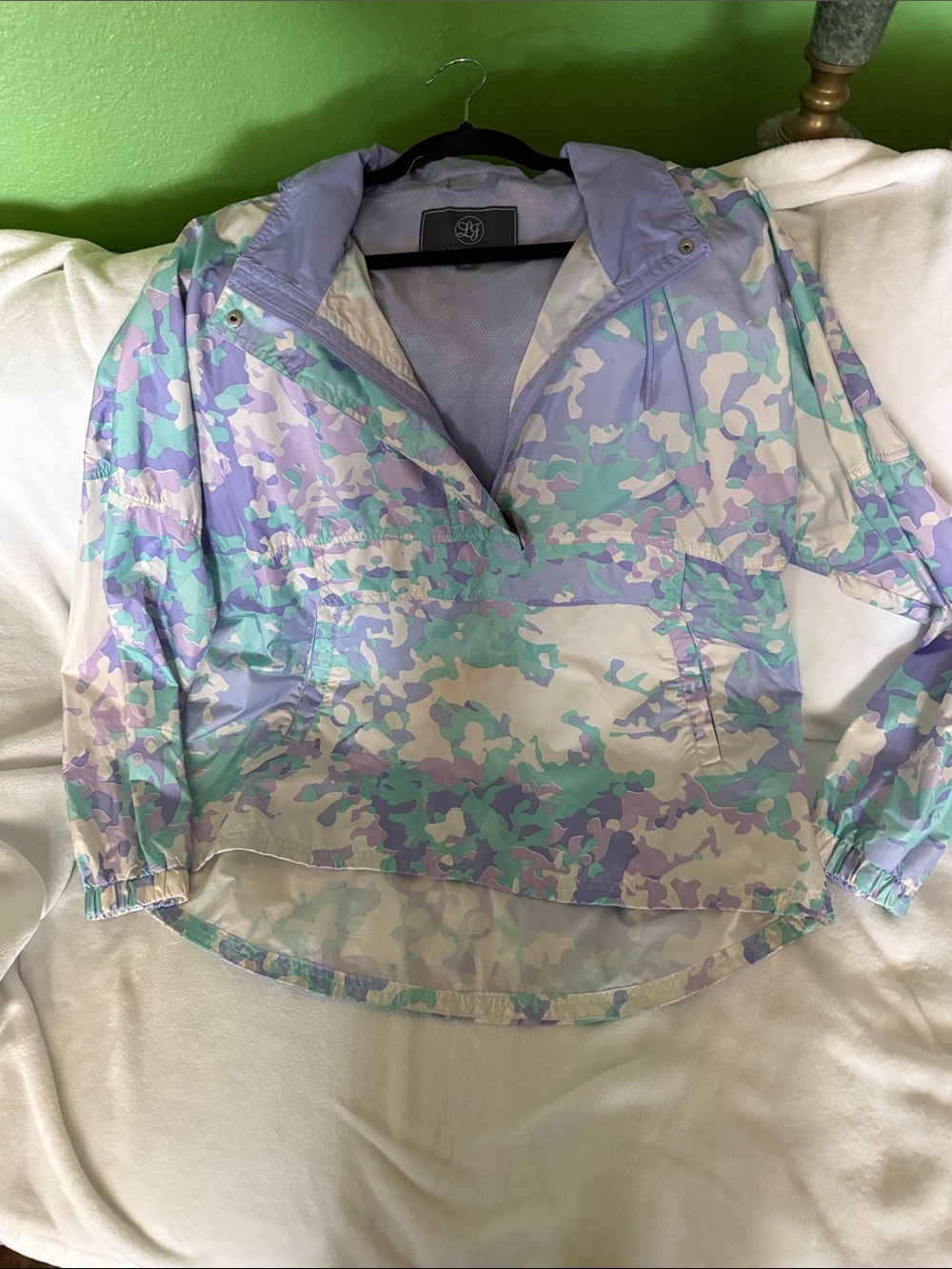 Lauren James Pastel Camo Pullover Jacket
